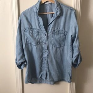 Denim Button Down Shirt